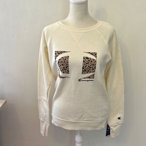 Champion long sleeve sweatshirt with animal print Size XS New
